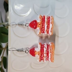 🔥LAST PAIR🔥 Strawberry Shortcake Drop Earrings